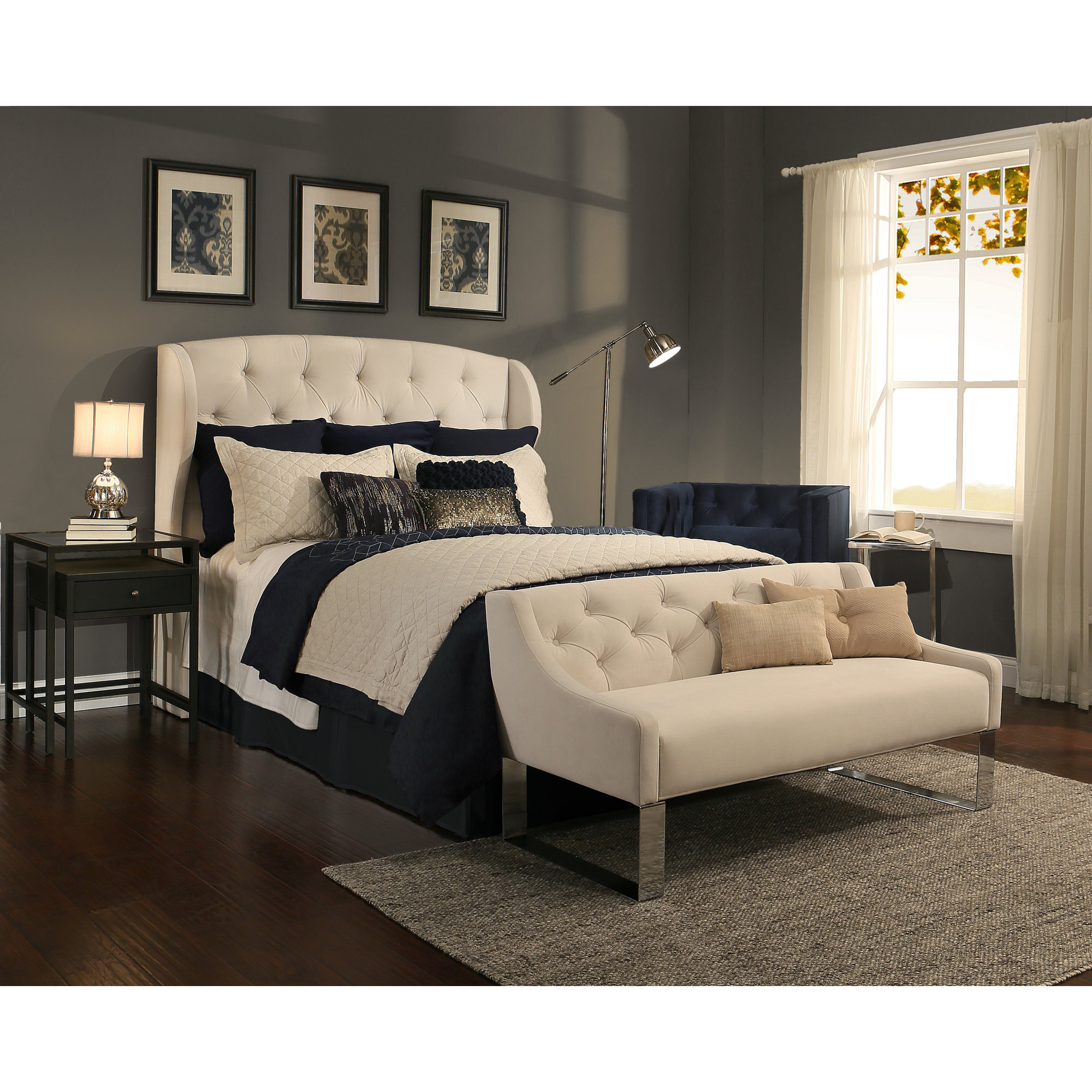 RepublicDesignHouse Upholstered Bedroom Bench & Reviews Wayfair